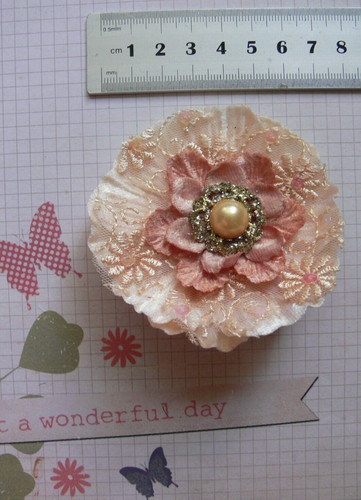 Exotic lace pearl diamante - pearl,