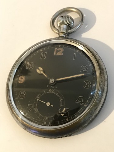 Doxa pocket watch - doxa, military