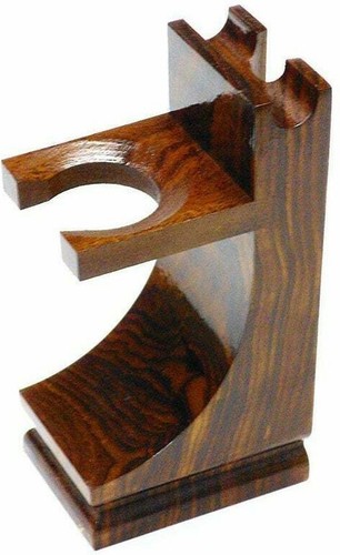 Shaving stand wood brush - stand,