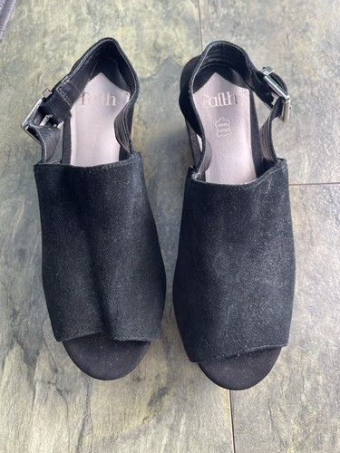 Black faith suede - faith, ‘damage’