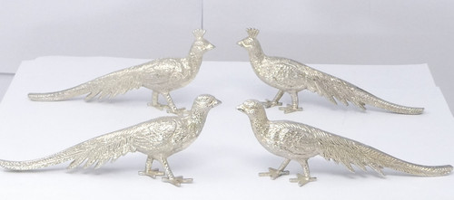 Pheasant peacock place card - peacock,