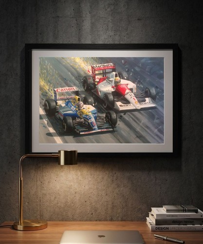 Ayrton senna nigel mansell a3 - mansell,