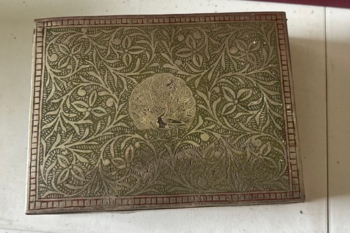 Old hand forged silver - silver, inlaid