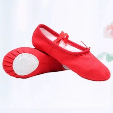  2 Pairs Pointe Shoe Elastic Salsa Dance Shoes for Women Yoga Ballet