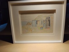 Original framed sketch by