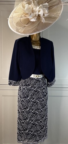Nightingales navy dress - uk, 22