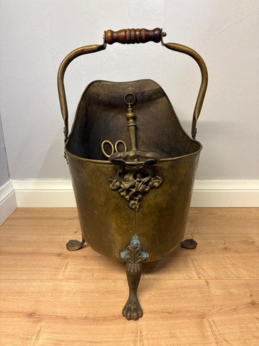 Victorian brass coal - victorian,