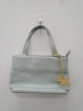 Radley London Light Blue Leather Small Tote Handbag with Dust Cover 