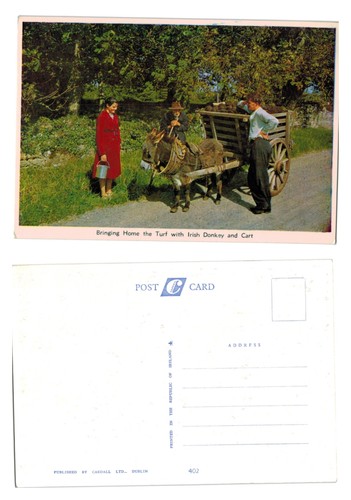 Postcard bringing home the - -,
