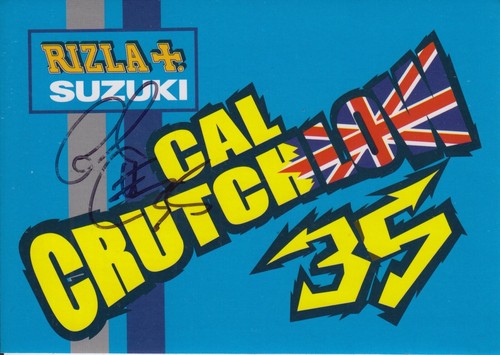 Cal crutchlow hand signed - cal,
