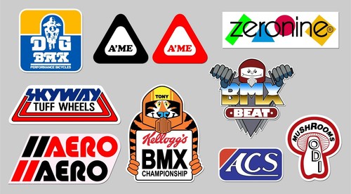 Old school bmx decals - 20,