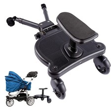 Kids Buggy Stroller Step Board Stand Connector Toddler Child Wheeled Pushchair