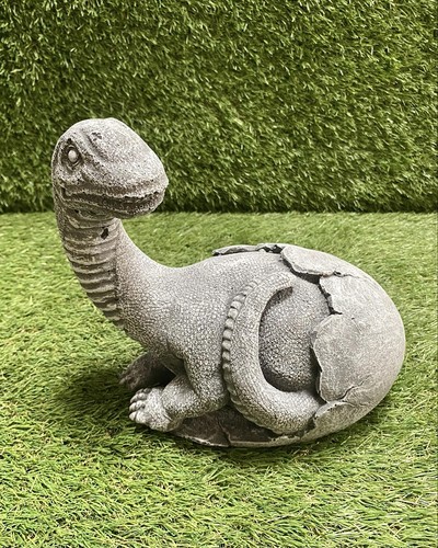 Concrete dinosaur egg - egg, ornament