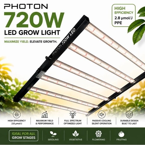Photon 720w led grow light - led,