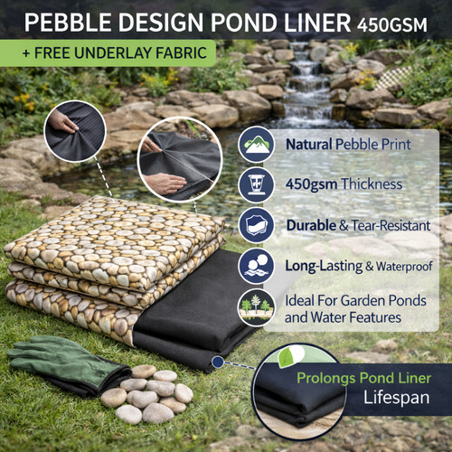 450gsm pebble pond - 450gsm,