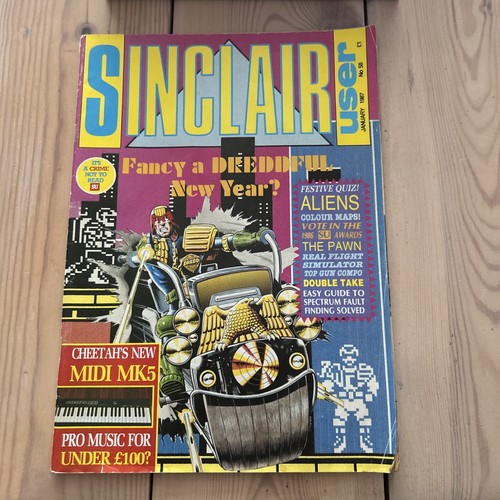 Sinclair user magazine - magazine, january