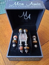 Mon Amie, ladies bead charm watch