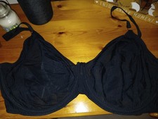 Womens Black Unpadded Bra Full