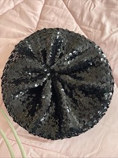 Blanco Sequined Beret Size S/M