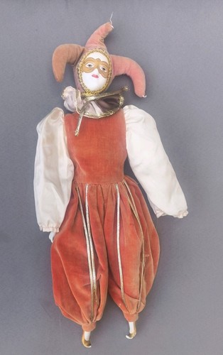Vintage porcelain clown - porcelain, jester