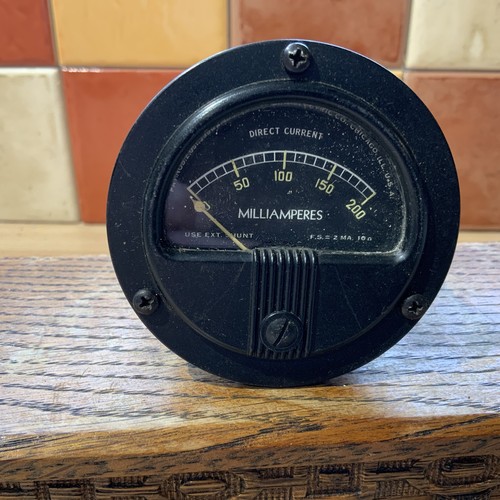 Vintage panel meter - vintage, meter,