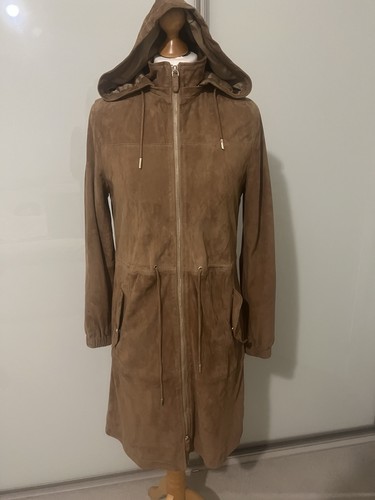 Massimo dutti suede parka - massimo,