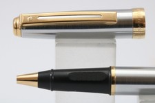 Vintage Sheaffer Prelude No. 342 Brushed Steel Rollerball Pen, GT