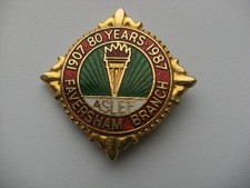 Trade Union Pin Badge - ASLEF