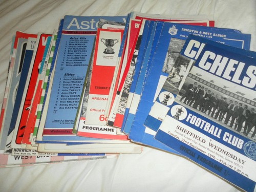League cup programmes - league,