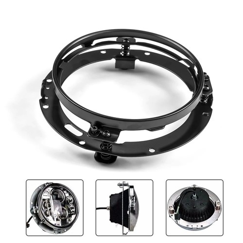 Inch black round - 7, headlight