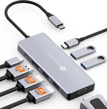 USB C Docking Station Quad