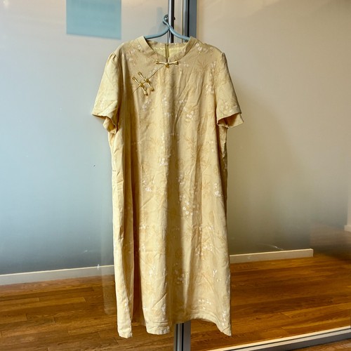 Yellow flora relaxed fitted - relaxed,
