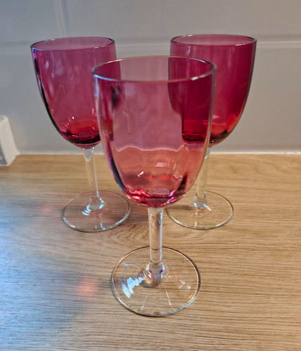 Set cranberry clear - of,