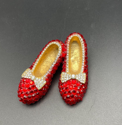 Ruby red shoes brooch - shoes, sparkle