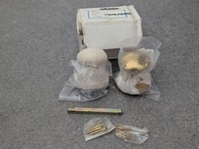 VINTAGE BRASS DOOR KNOBS Pair