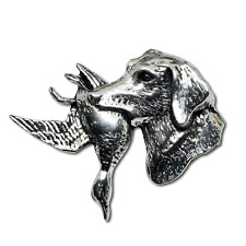 Labrador & Duck Pin Badge