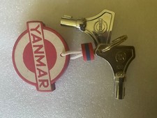 YANMAR MARINE IGNITION KEY YOU GET 2 KEYS AND FLOATING KEYRING