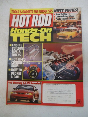 Hot rod magazine october 1995 - magazine,