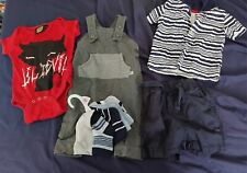 Boys 3-6 Month Bundle Family Guy Vest, Dungarees, Brand New Socks, Shorts T...