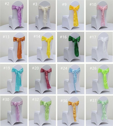 300 satin chair sashes - , ties