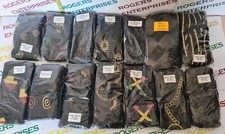 Pair Black Patterned Opaque