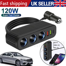 3 Way Multi Socket Car