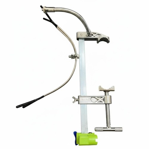 Adjustable metal fishing rod - metal,