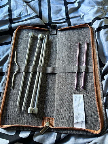 Crea grey zip needle - crea,