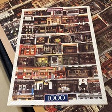 Waddingtons Pubs & Shops of London 1000 Piece Jigsaw Puzzle Vintage  