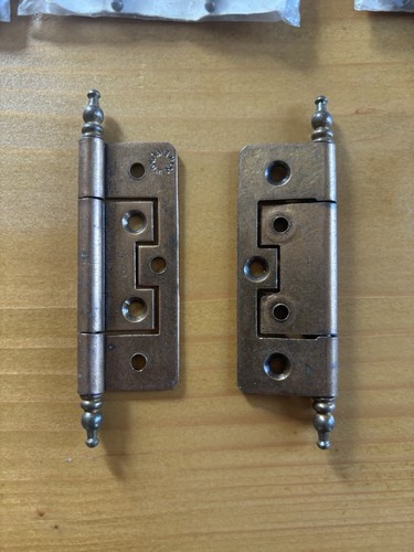 Brass flush hinges with - flush,
