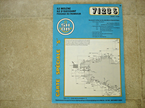 French sailing chart shom - sailing,