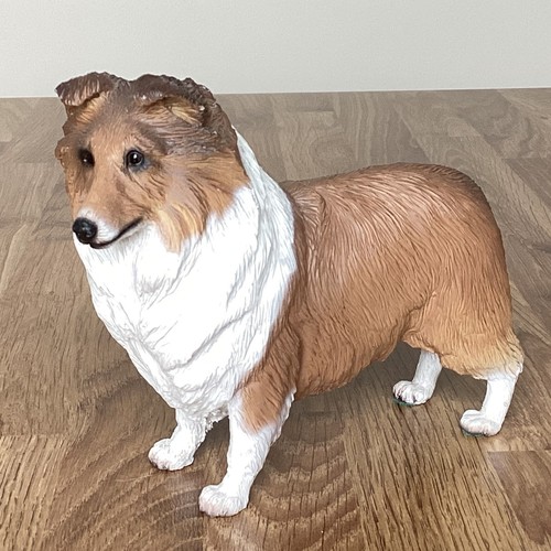 Vintage rough collie dog - rough,