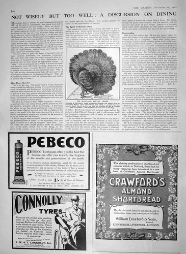 Old antique print - old, 1910