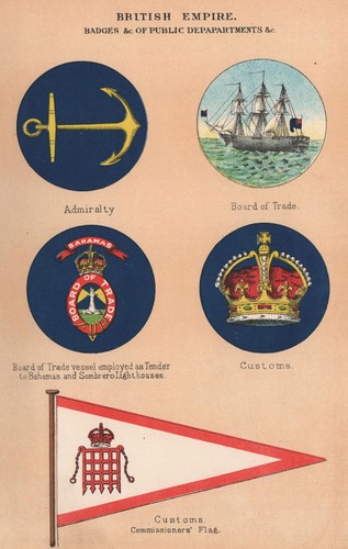British empire flags badges - british, &